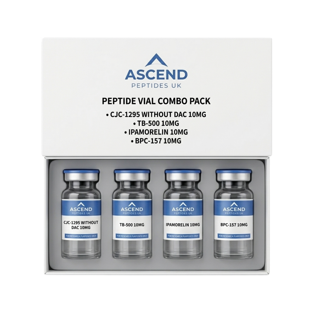 BPC-157 10mg + TB-500 10mg + CJC-1295 (without DAC) 10mg + Ipamorelin 10mg